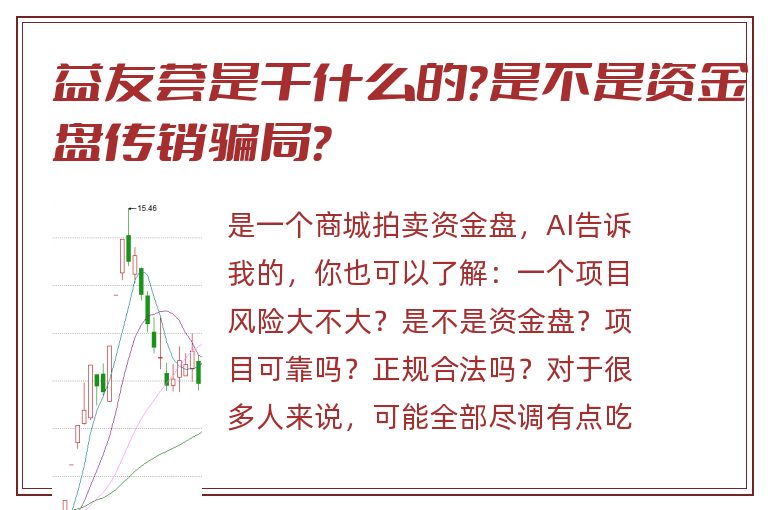 益友荟是干什么的？是不是资金盘传销骗局？