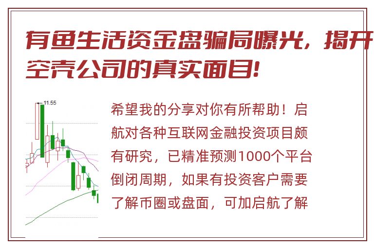 有鱼生活资金盘骗局曝光，揭开空壳公司的真实面目！
